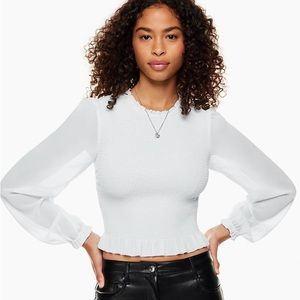 Aritzia Tempest Blouse - White
